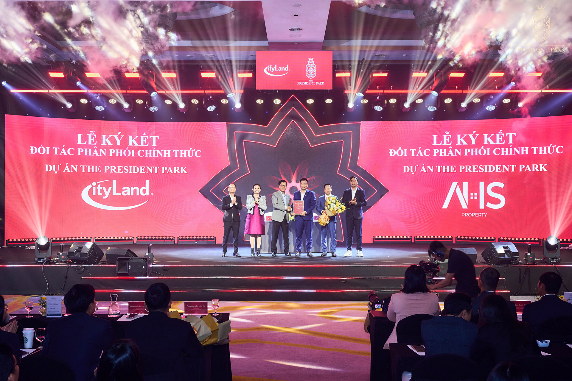 Đại diện CĐT CityLand Group và đối tác AHS