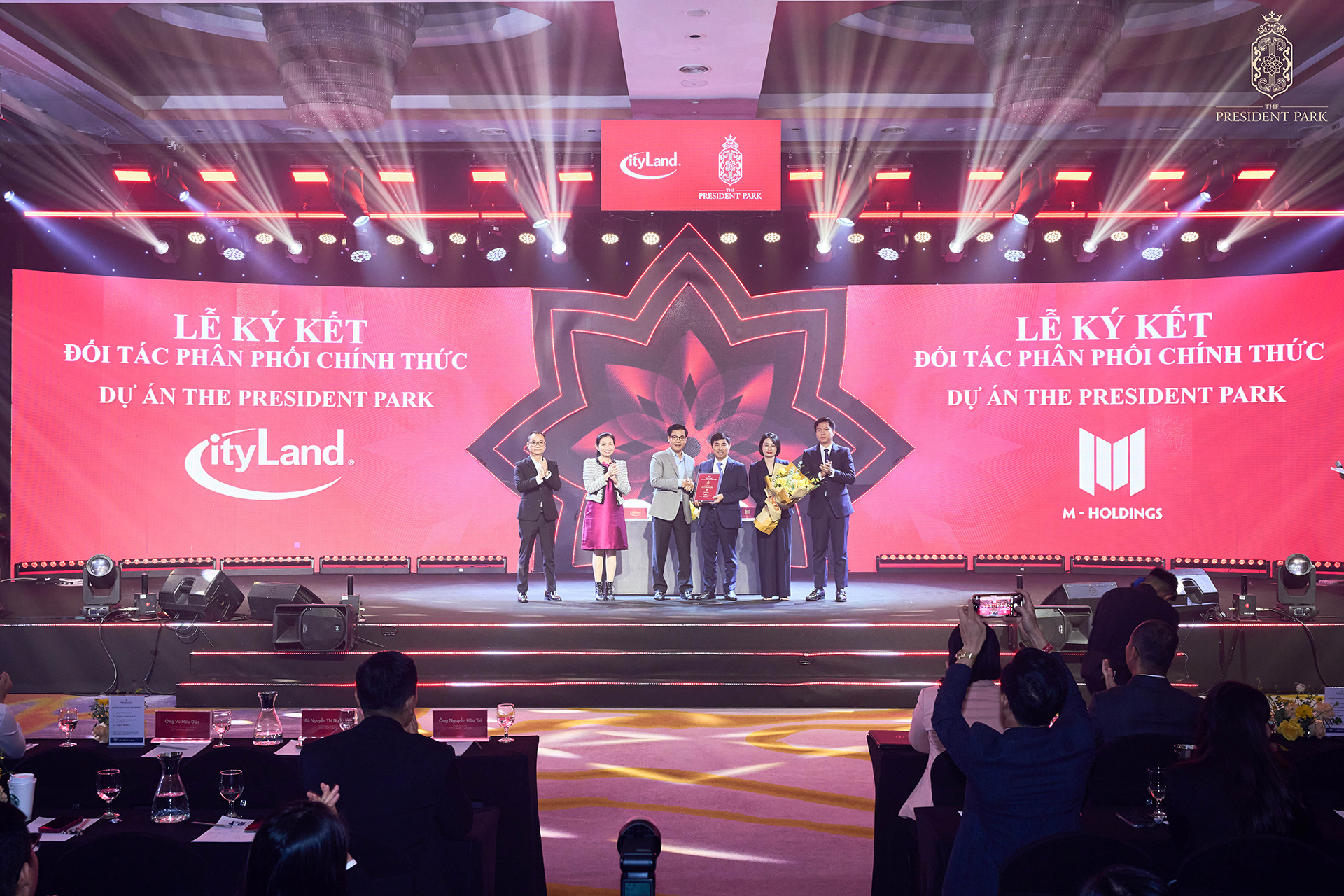 Đại diện CĐT CityLand Group và đối tác M-Holding